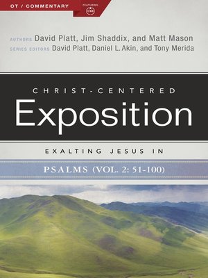 cover image of Exalting Jesus in Psalms 51-100